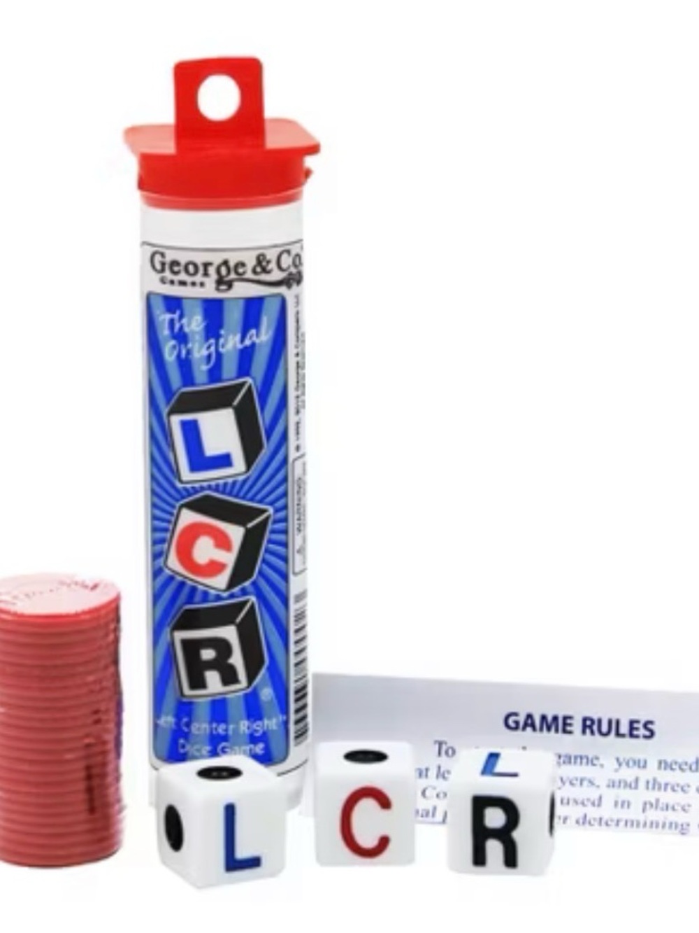 FREE w/ $10+ PURCHASE: Koplow Games Left, Center, Right Dice Game